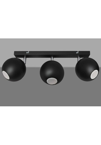 Mylights Modern Spot 60 Cm Kasalı Metal Gövde Panasonıc Ampullu Gun İsigi Ampullu Siyah