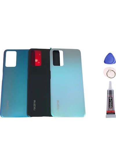 Realme 9i Mavi Arka Kapak Batarya Kapağı Pil Kapağı Yapışkan Ve Sökme Aparatıyla Beraber Full Set Mavi