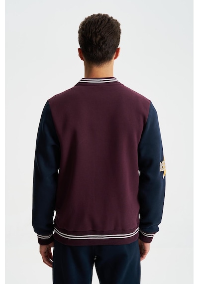 AR-MA Arma Erkek Pamuklu Regular Fit Dik Yaka Baskılı Cepli Kolej Mont Sweatshirt 001 AR-MA Arma Erkek Pamuklu Regular Fit Dik Yaka Baskılı Cepli Kolej Mont Sweatshirt 001