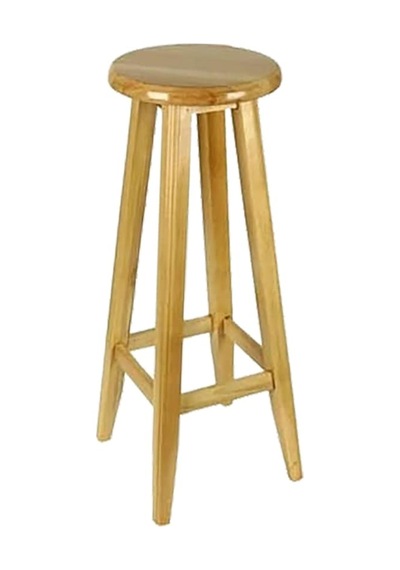Yuvarlak Tabure Naturel 80 Cm
