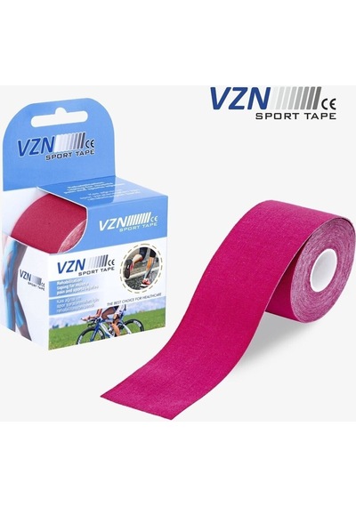 Sport Tape Pembe Renk Kinezyo Sporcu Bandı  Bandı 5 Metre X 5 Cm