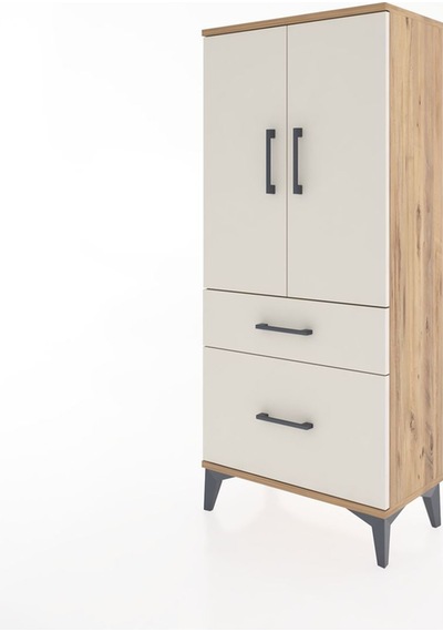 Hyperion Dolap 2 Raflı 2 Çekmeceli 2 Kapaklı 60x44x134 Çam-ay... Çam Hyperion Dolap 2 Raflı 2 Çekmeceli 2 Kapaklı 60x44x134 Çam-ay... Çam
