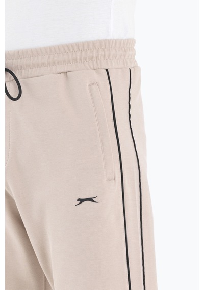 Slazenger Valary 2 Li Set Erkek Eşofman Altı Bej - Koyu Gri