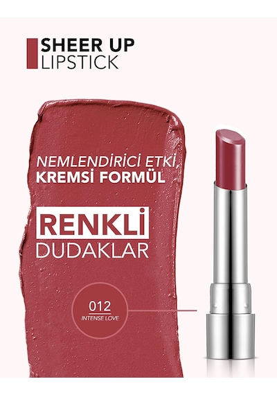 Sheer Up Yarı Transparan & Parlak Bitişli Nemlendirici Ruj Çok Renkli 24990840