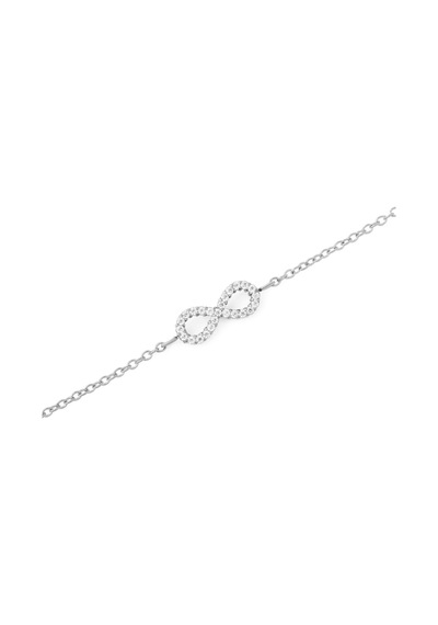 Mirelle Infinity Bracelet Silver Silver