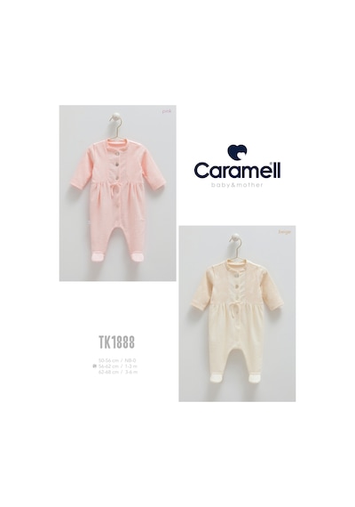 Caramell Barbosa Tine Lace Bebek Tulum Tk1888 0-1ay/1-3ay/3-6ay Ekru Ekru