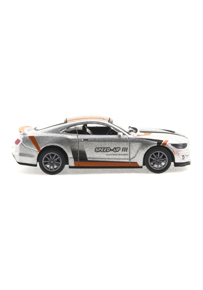 Die Cast Çek Bırak Metal Gri Yarış Arabası