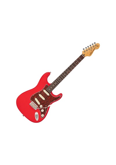 Vintage V60 Coaster Elektro Gitar - Gloss Red