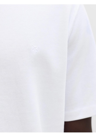 Jack & Jones Blaethan Logo Erkek Beyaz Tişört 12292340-bw