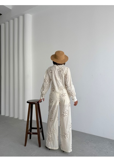 Verymoda Süzüneli Pantolon F1950 Desen 1