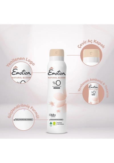Deodorant Sprey & Natural Bloom Kadin 150ml