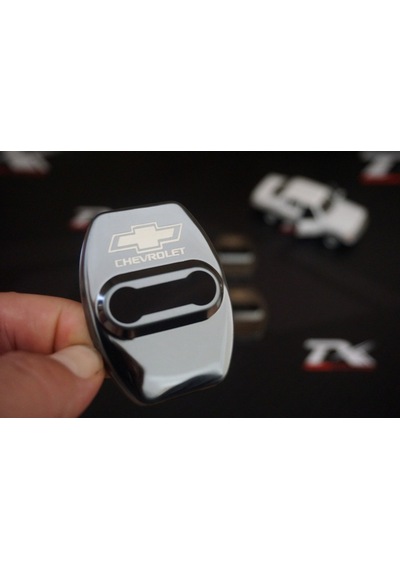 Chevrolet Krom Metal 3M Kapı Kilidi Logo 4 Lü Set (548670412)