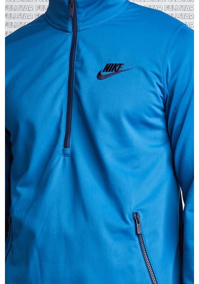 Nike Sportswear Classic Track Suit 1/2 Zip Blue Yarım Fermuarlı Eşofman Takımı Mavi 