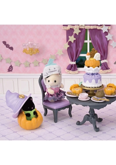 Sylvanian Families Cadılar Bayramı Sürpriz Parti Seti İran Kedisi Kız Smokinli Kedi Bebek Gece Kedi Sylvanian Families Cadılar Bayramı Sürpriz Parti Seti İran Kedisi Kız Smokinli Kedi Bebek Gece Kedi