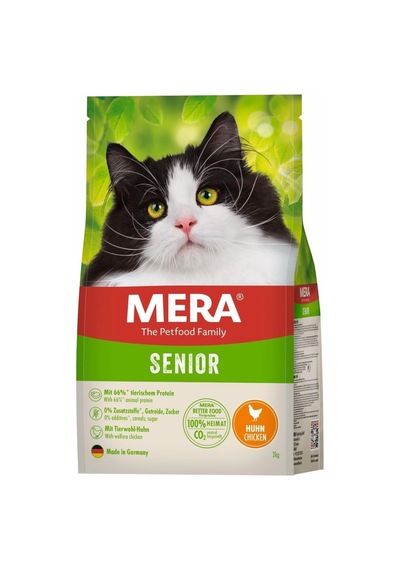 Senior Kedi, Tavuklu 2 Kg , Hassas Kediler İçin Yüksek Et İçerikli, Tahılsız Ve Sürdürülebilir Kuru Mama