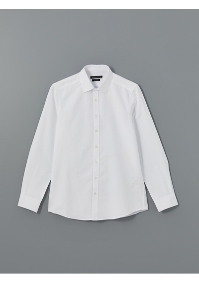 Lcw Busıness Beyaz Slim Fit Uzun Kollu Poplin Erkek Gömlek