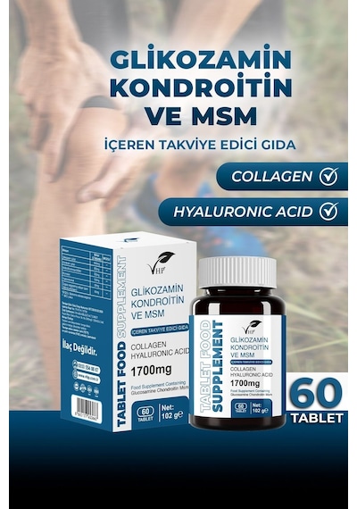 Vhp Glukozamin Kondroitin Msm Tablet 60 Adet