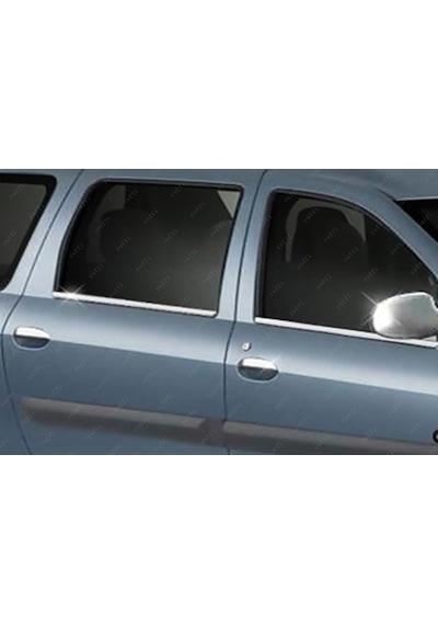 Ebal Otomotiv Dacia Logan MCV Krom Cam Çıtası 4 prç. 2005-2014 P. Çelik