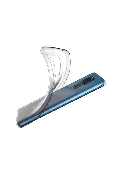 Xiaomi Redmi Note 9 Kılıf Zore Şeffaf Ince Ve Esnek Süper Silikon Renksiz