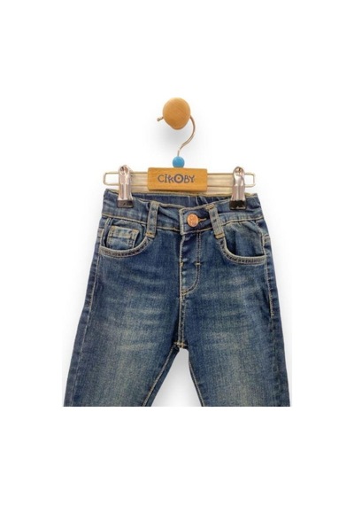 Çikoby Erkek Bebek Kot Pantolon-13808 Mavi