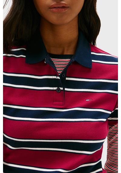Tommy Jeans Bayan Polo Yaka T Shirt Dw0dw21931 0e3 Bordo-lacivert Bordo-lacivert Tommy Jeans Bayan Polo Yaka T Shirt Dw0dw21931 0e3 Bordo-lacivert Bordo-lacivert