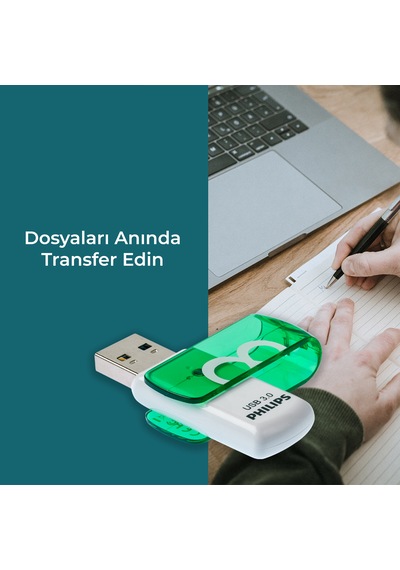 Philips Vivid 8 Gb Led Göstergeli Super Speed Usb 3.0 Flash Bellek 8gb