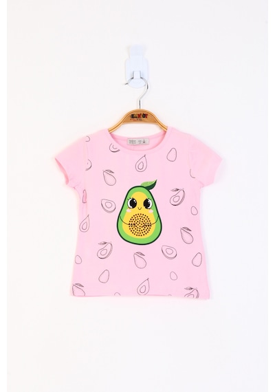 Toontoy Kids Toontoy Kız Çocuk Avokado Baskılı Tişört Açık Pembe Toontoy Kids Toontoy Kız Çocuk Avokado Baskılı Tişört Açık Pembe
