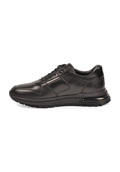 Komcero Kauçuk Tabanlı Bağcıklı Sneaker Siyah Hakiki Deri Erkek Casual Ayakkabı Xs2461-7112 Komcero Kauçuk Tabanlı Bağcıklı Sneaker Siyah Hakiki Deri Erkek Casual Ayakkabı Xs2461-7112