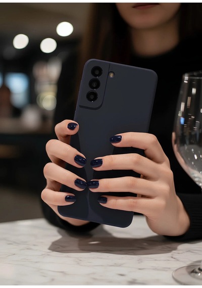 Samsung Uyumlu Galaxy S24 Kılıf Içi Kadife Süet Tasarımlı Kamera Korumalı Silikon A Kalite Lansman Kapak