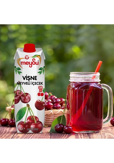 Meysu Vişne Meyveli İçecek 1 Lt X 6 Adet