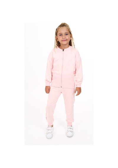 Toontoy Kids Toontoy Kız Çocuk Armalı Eşofman Takım Pudra