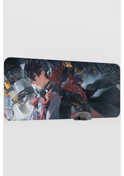 Wriothesley Genshin Impact Anime Gacha V5 - 90x40 Xxl Gaming Mouse Pad Fare Altlığı