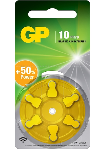 GP ZA10 1.4V 10 Numara Cihaz Pili 6'lı