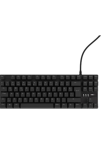Hawk Gaming Hk410 Mekanik Mavi Switch 19 Mod Rgb Kablolu Siyah Tkl Türkçe Gaming Klavye