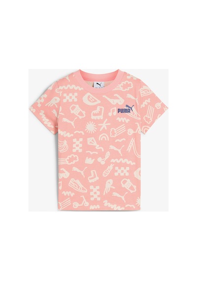 Puma 68515618 Sandy Adventures Aop Tee Pink Fruit Çocuk T-shırt 3 - 4 Yaş Pembe