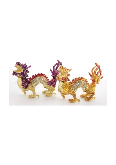 Swaroski Taşlı Dragon Alk1935 Çok Renkli