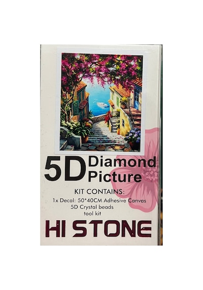 5d Elmas Boncuk Taş Işleme Mozaik Goblen Kit 50x40cm Gc84286 Diamond Painting