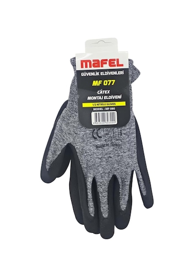 Mafel Mf-77 Nitril İş Güvenlik Eldiven - 10/xl - 5 Çift Diğer