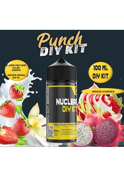 Nuclear 100 Ml Dıy Kit Punch Gıda Aroma 20 Ml Aroma İçerir