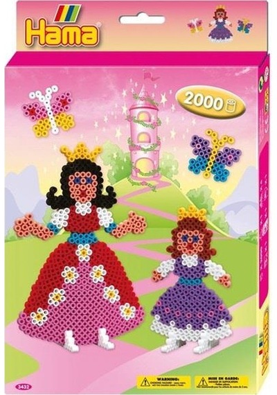 Hamhama Midi Boncuk Kutu Set - Prensesler 2.000 Adet Boncuk