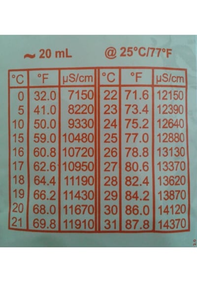 Kalibrasyon Çözeltisi Ec 12.88 Ms/cm 20ml