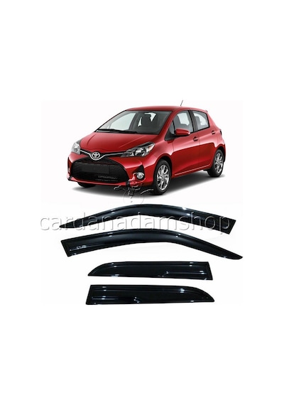 Toyota Uyumlu Yaris 2013-2018 Cam Rüzgarlığı 4'Lü Set