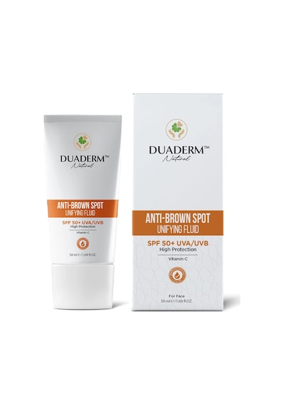 Leke Karşıtı Yüksek Koruma brown Yüz Güneş Kremi Spf50+ Vitamin C + Uva/uvb 50 Ml