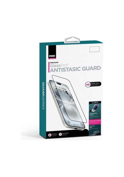 Phixi Premium Guard Parlak Cam Ekran Koruyucu Apple Uyumlu iPhone 12 Pro Max Antistatik, Su Tutmaz, Tam Kaplama