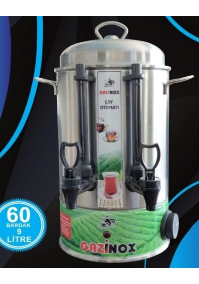 Gazinox 60 Bardak Elektrikli Çay Semaveri Inox