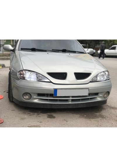 Renault Megane 1 Uyumlu Body Kit Ön Tampon Eki Kırılmaz Yumuşak Lip Mat Siyah