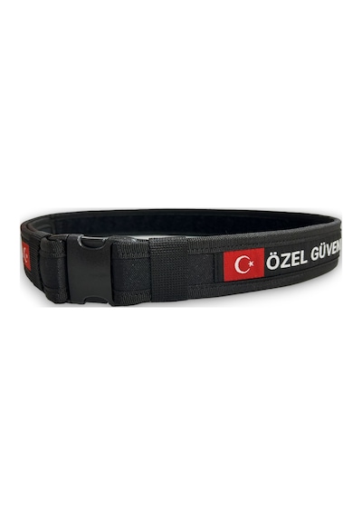 Aksoy Tactical İnce Özel Güvenlik Yazılı Palaska Siyah