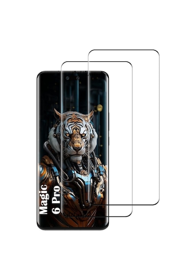Honor Magic 6 Pro Ekran Koruyucu Cam Tam Kaplar Polymer Nano Glue