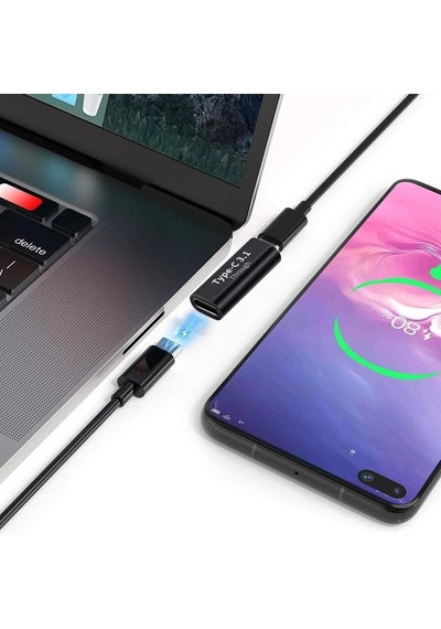 3352 Type C Usb 3.1 Dişi Çevirici Dönüştürücü Adaptör Type C Dişi To Type C Disi 3.1 Yüksek Hızlı Veri Aktarım Desteği 10gbps Çift Yönlü Çalışma Alüminyum Alaşımlı Kaliteli Malzeme