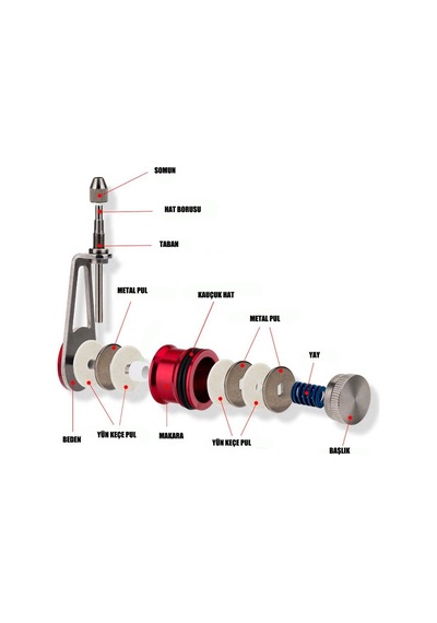 Gosen 7618 Bobin Knotter İp Misina Düğümleme Aparatı